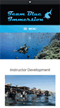 Mobile Screenshot of blue-immersion.org