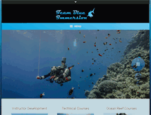 Tablet Screenshot of blue-immersion.org